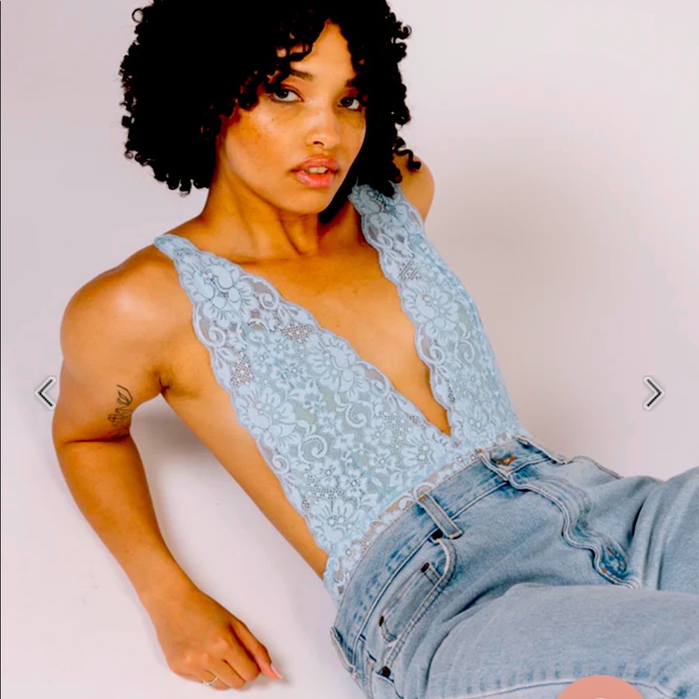 Hot As Hell “Comin’ In HAHt Lace Bodysuit” XS